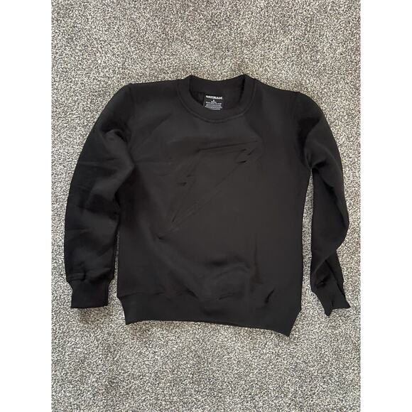 Gatorade Embossed Logo Crewneck Sweatshirt Black Women’s Size Small - Picture 3 of 6